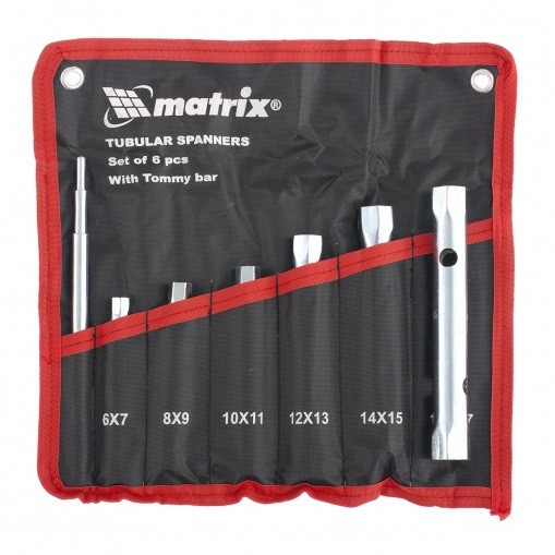 Набор ключей трубчатых Matrix 13719 торцевые 6-17 мм 7 предметов