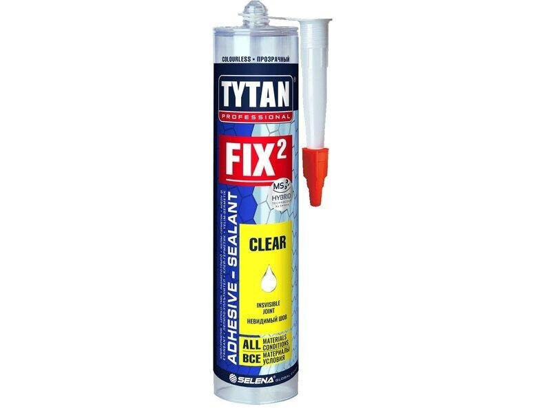 Клей монтажный Tytan Fix2 Clear бесцветный 290 мл