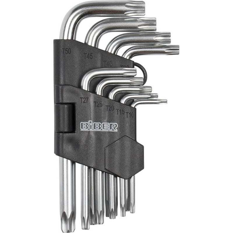 Набор ключей имбусовых Biber Torx 90506 1,5-10 мм 9 шт