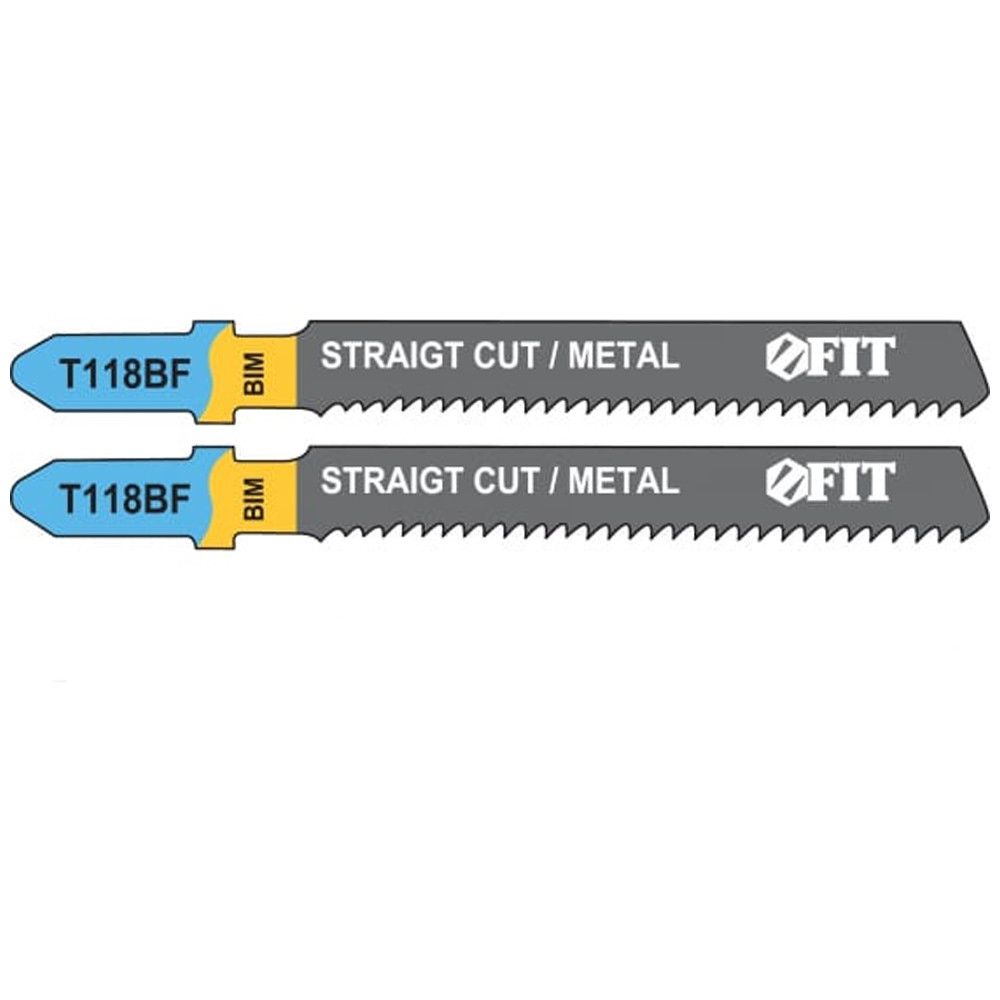 Полотна для электролобзика по металлу Fit Bimetal 40973 T118BF 76 мм 2 шт