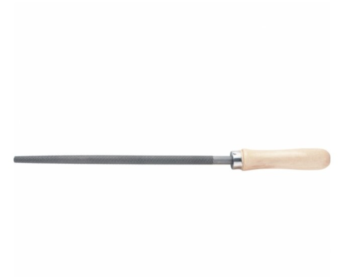 Напильник Сибртех 16126 круглый 200 мм деревянная ручка