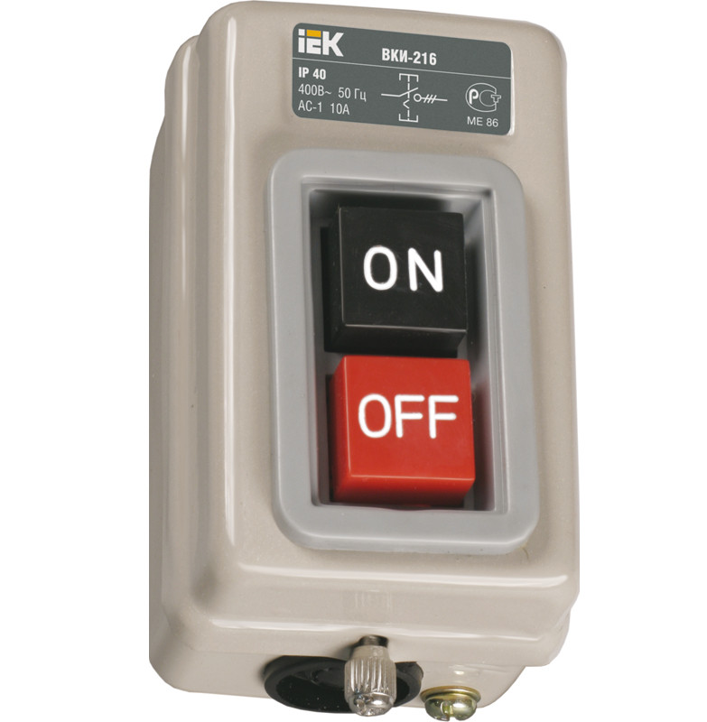 Выключатель IEK ВКИ-211 3Р 6А 230/400В IP40