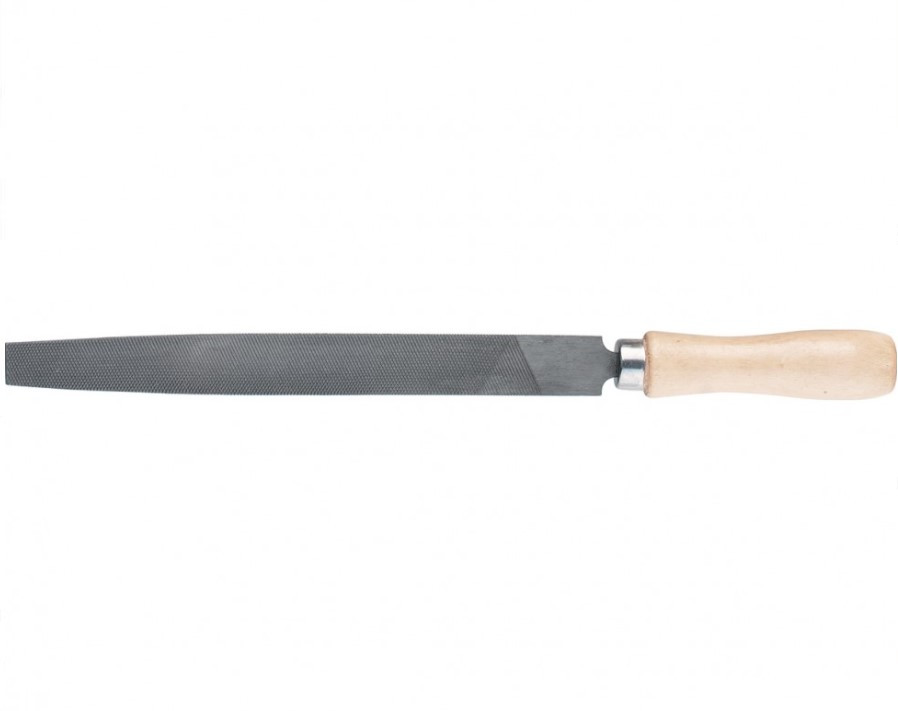 Напильник Сибртех 16226 плоский 200 мм деревянная ручка