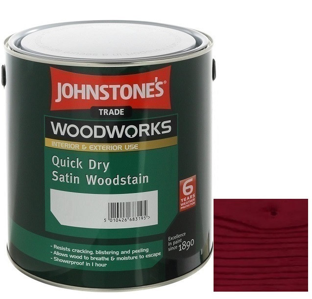 Пропитка для древесины Johnstones Quick Dry Satin Woodstain Махагон 0,75 л