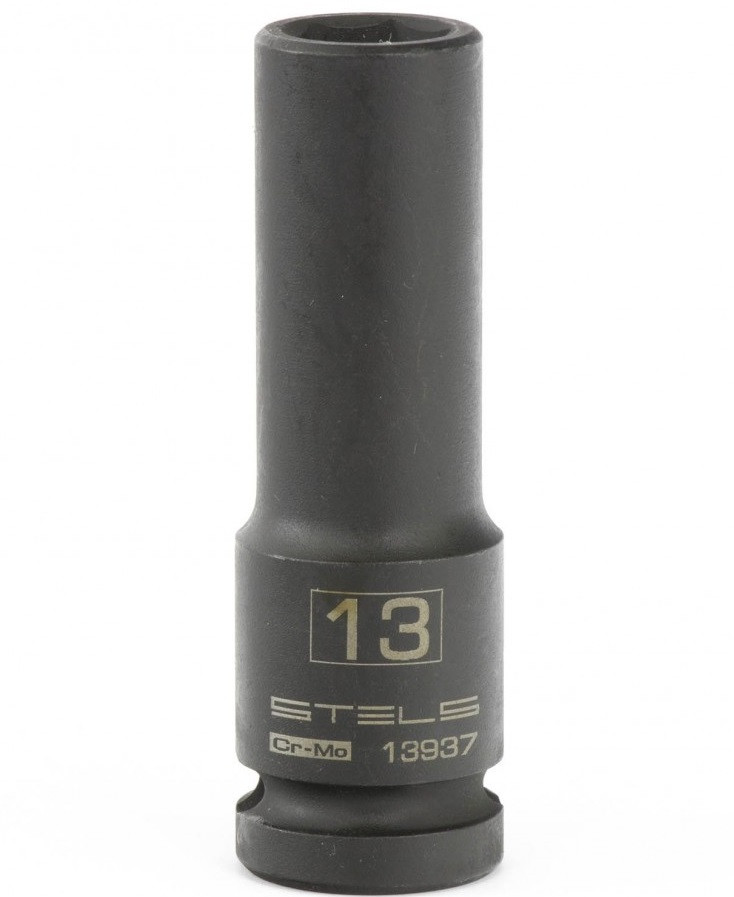 Головка ударная Stels 13937 удлиненная 1/2 дюйма 13 мм