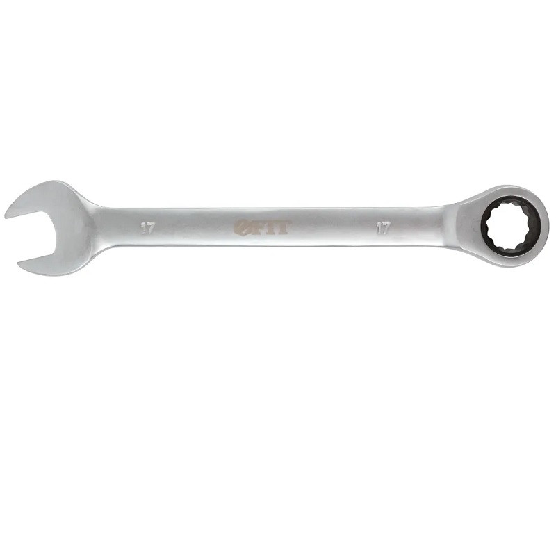 Ключ комбинированный трещоточный Fit 63467 17 мм