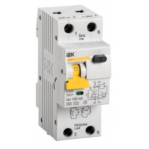 Автоматический выключатель дифференциального тока IEK АВДТ 32 C50 MAD22-5-050-C-100