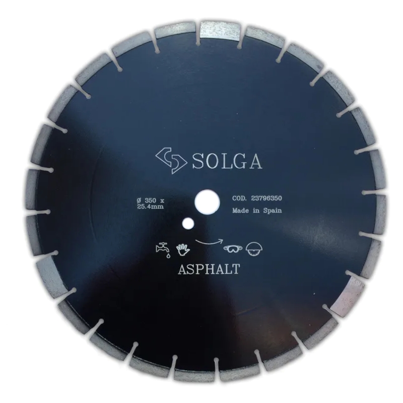 Диск алмазный Solga Diamant ASPHALT 10 сегментный (асфальт) 350мм/25,4