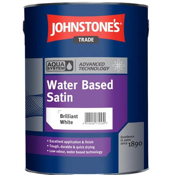 Эмаль универсальная Johnstones Aqua Water Based Satin полуматовая 2,5 л