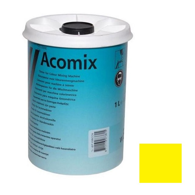 Колорант Dulux Acomix WY2 насыщенный желтый 1 л