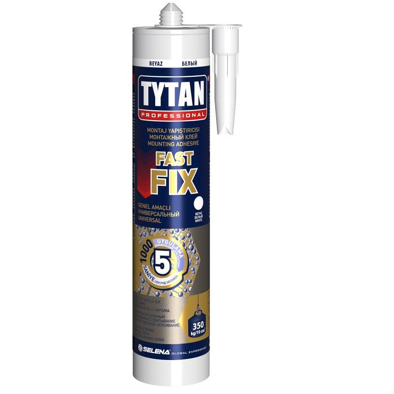 Клей гибридный монтажный Tytan Professional Fast Fix белый 290 мл