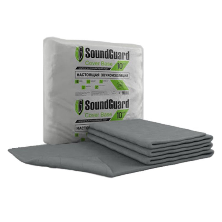 Звукоизоляционный мат SoundGuard Cover Base 5000х1500х10 мм