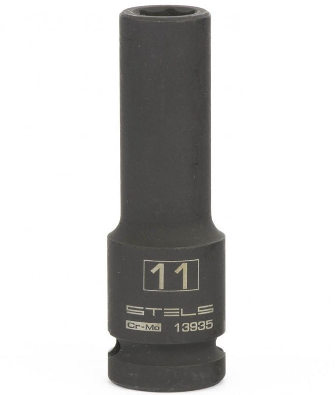 Головка ударная Stels 13935 удлиненная 1/2 дюйма 11 мм