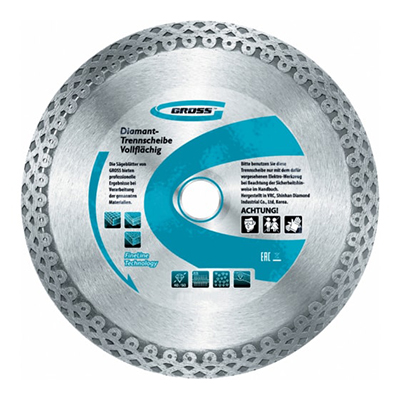 Алмазный диск CROSS 230х22,2 мм (тонкий сплошной (Jaguar) мокрое резание)