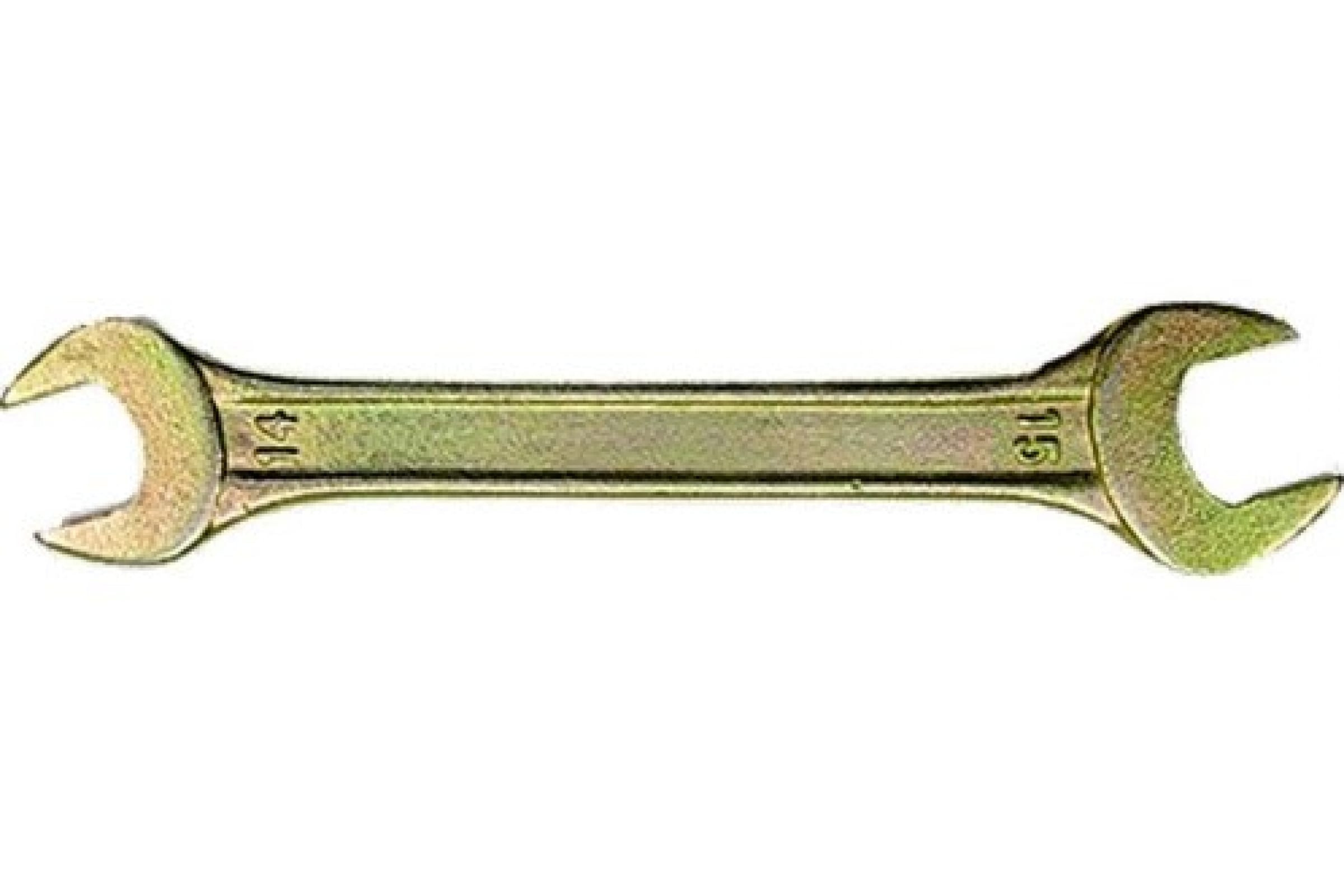 Ключ рожковый Сибртех 14302 желтый 8х9 мм