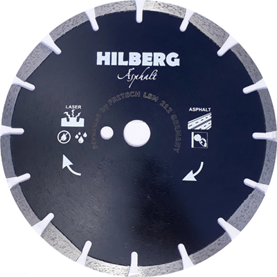 Диск алмазный Hilberg Laser асфальт d 230 мм