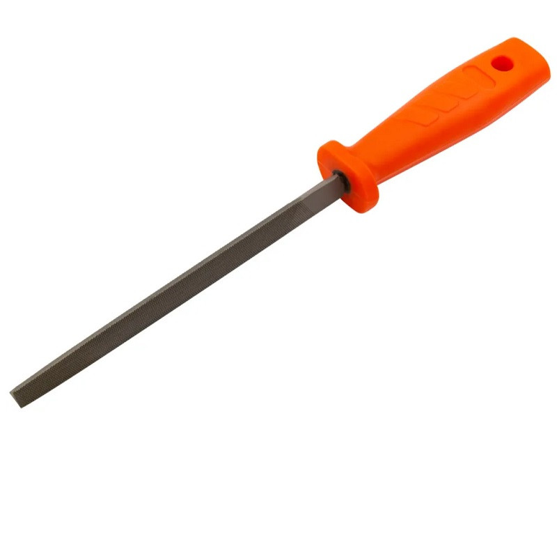 Напильник по металлу Fit 42620 трехгранный с пластиковой ручкой 200 мм