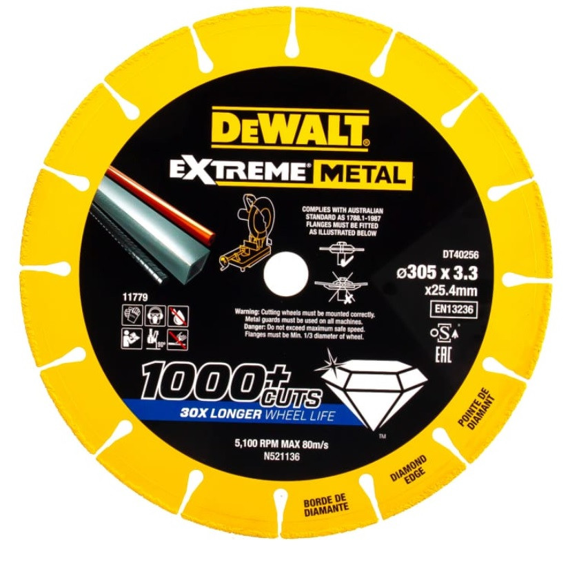 Диск алмазный по металлу Dewalt DT40256-QZ 305 мм