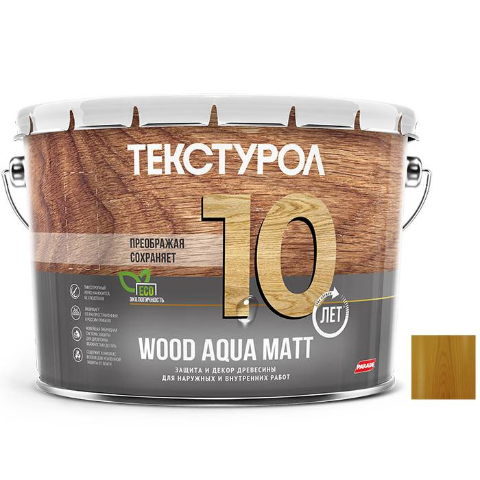 Средство для защиты древесины Текстурол Wood Aqua Matt 13915 Дуб 0,8 л