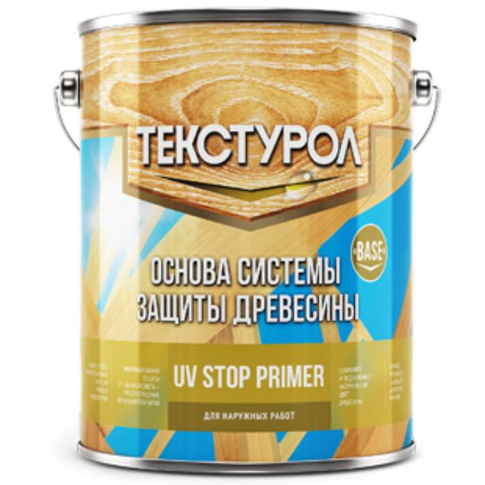 Грунтовка для защиты древесины Текстурол UV-Stop Primer 13935 бесцветная 0,75 л