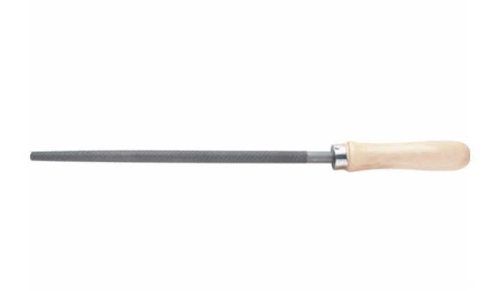 Напильник Сибртех 16129 круглый 250 мм деревянная ручка