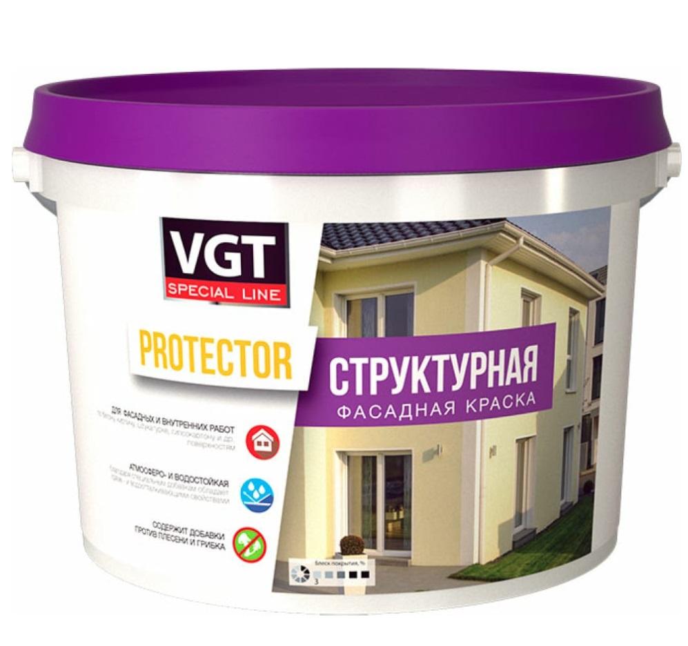Краска структурная VGT Protektor 4,7 л/7 кг