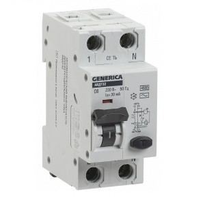 Автоматический выключатель дифференциального тока IEK Generica АВДТ 32 C32 MAD25-5-032-C-30