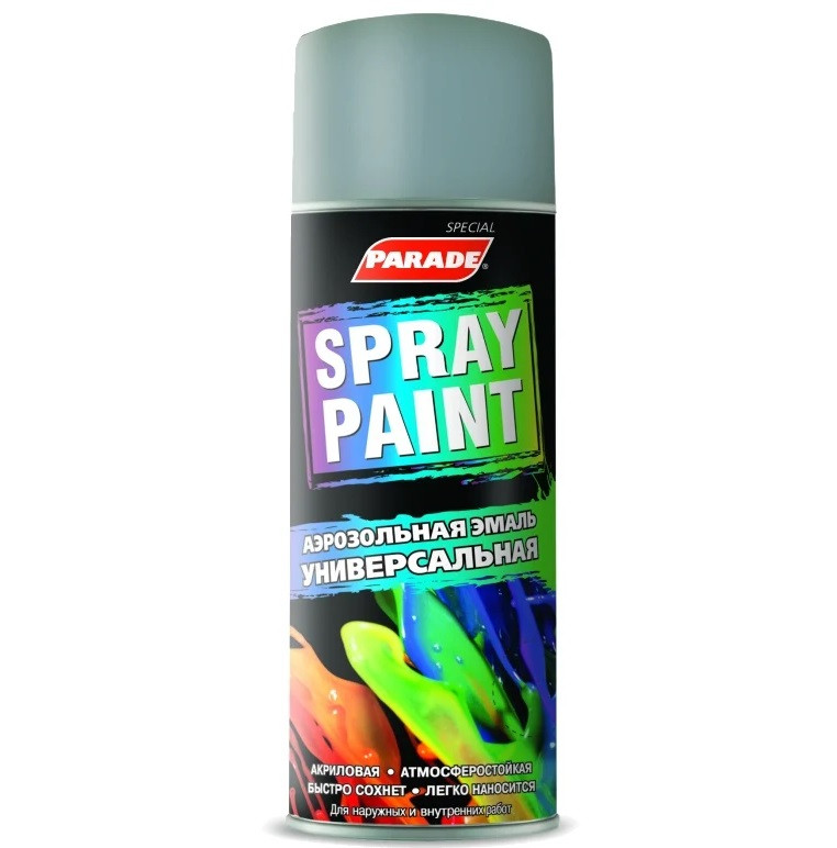 Краска аэрозольная Parade Spray Paint 335 серая 400 мл