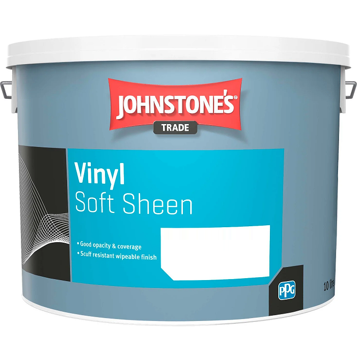Краска акрилово-виниловая Johnstones Vinyl Soft Sheen база L 10 л