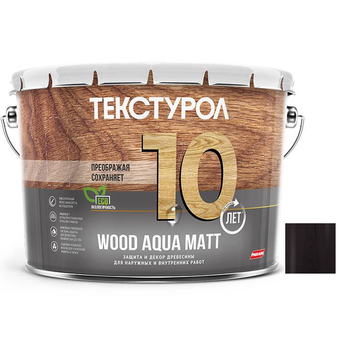 Средство для защиты древесины Текстурол Wood Aqua Matt 13924 Палисандр 0,8 л