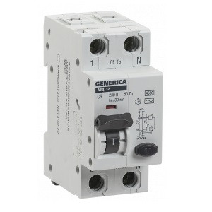 Автоматический выключатель дифференциального тока IEK Generica АВДТ 32 C6 MAD25-5-006-C-30