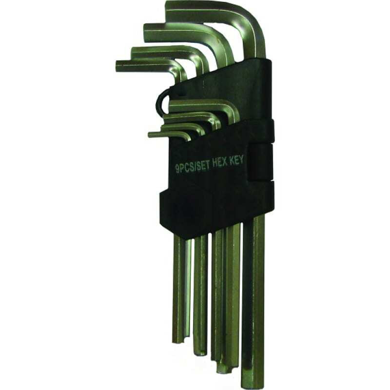 Набор ключей имбусовых Biber 90504 1,5-10 мм 9 шт средние