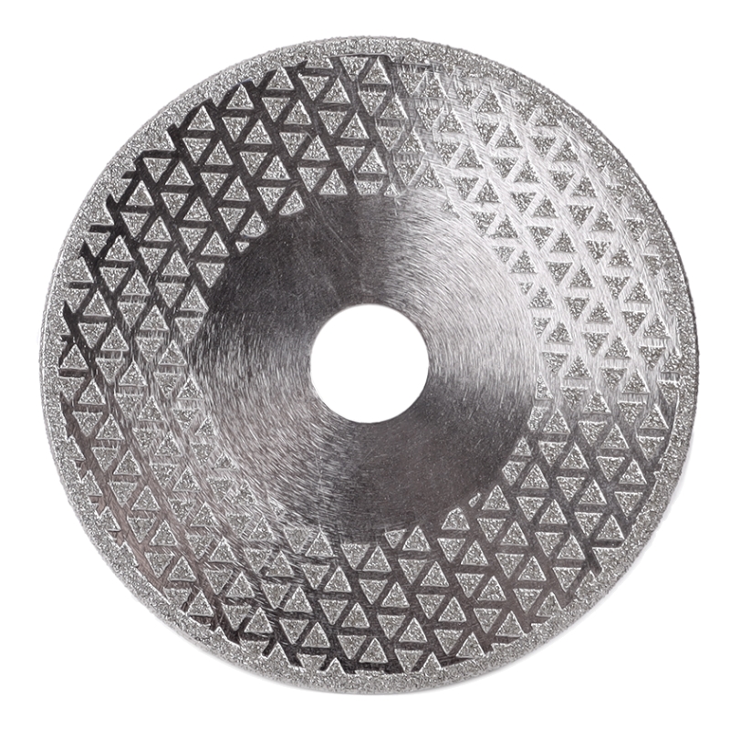 Алмазный гальванический диск для резки и шлифовки мрамора MESSER M/F, сухой, 125D-2.2T-30W-4P (без фланца)