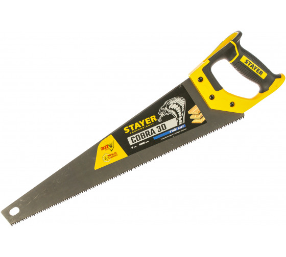 Ножовка универсальная Stayer 1512-45_z01 Cobra 3D 450 мм 7 TPI
