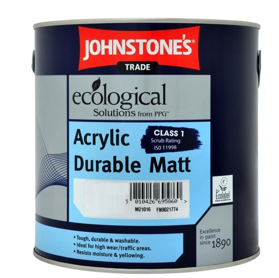 Краска интерьерная акриловая Johnstones Acrylic Durable Matt 10 л
