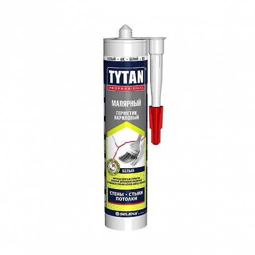Акриловый герметик Tytan Professional 14889, 280 мл, белый