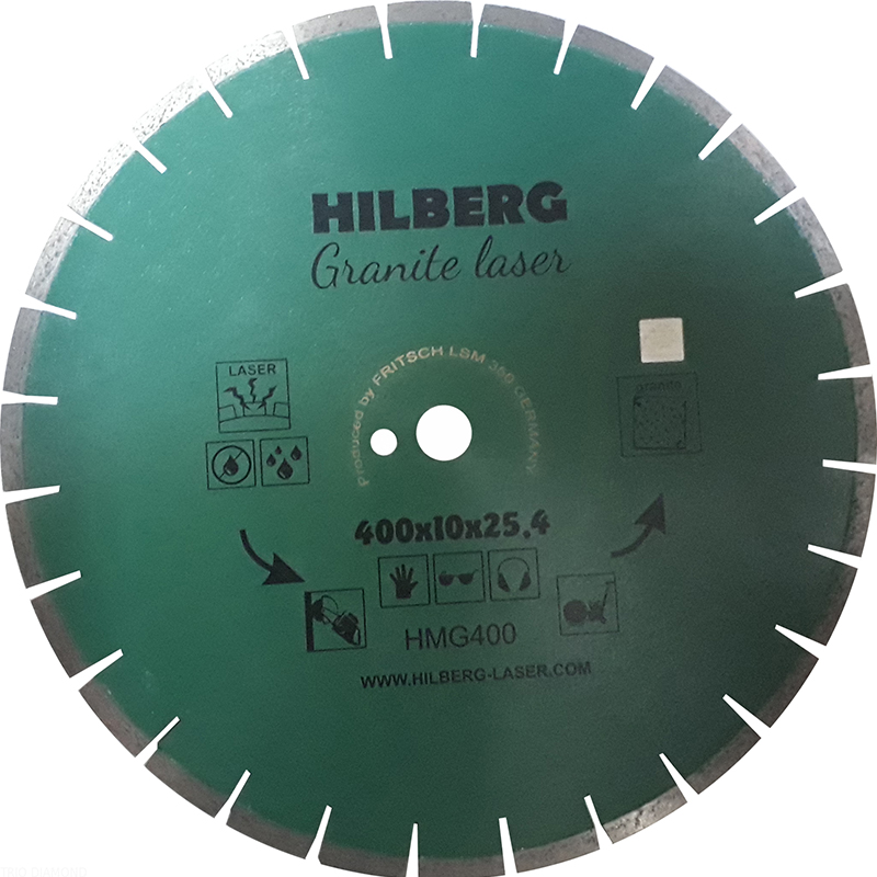 Диск алмазный Hilberg Granite Laser 400 мм