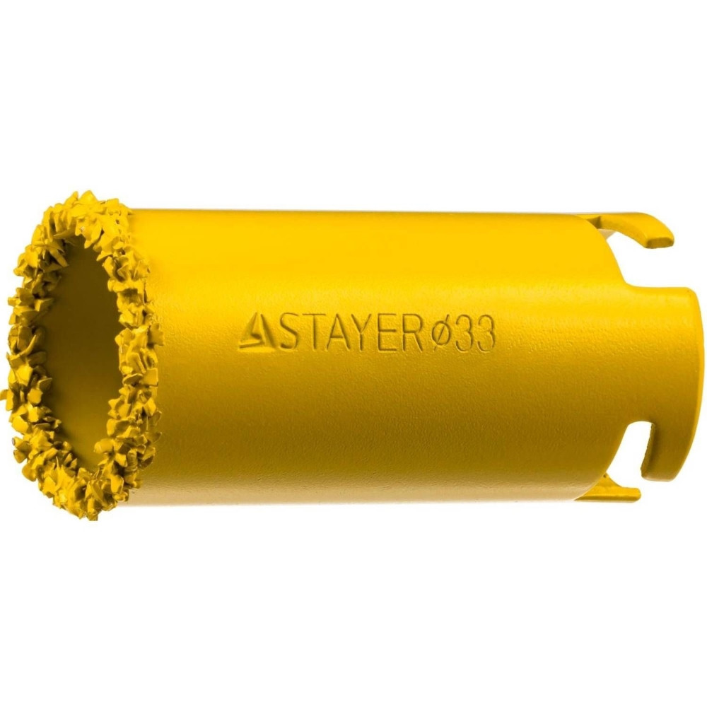 Коронка с карбидно-вольфрамовой крошкой Stayer Professional 33345-33 33 мм