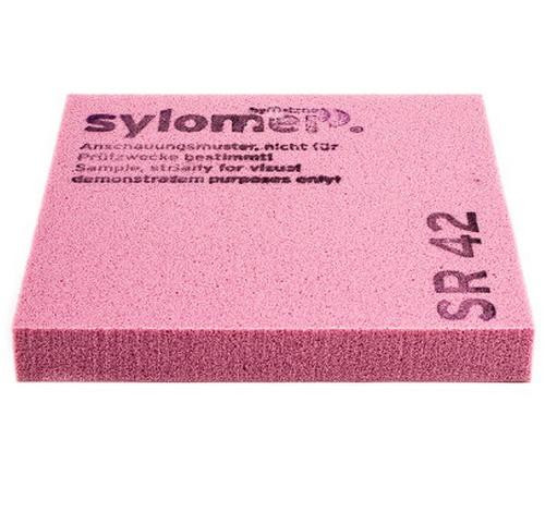 Виброизолирующий эластомер Sylomer SR 42 розовый 1200х1500х25 мм