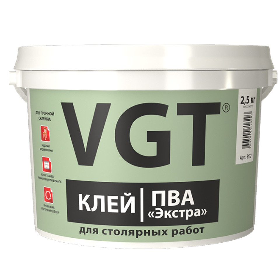 Клей ПВА VGT Экстра 2,5 кг