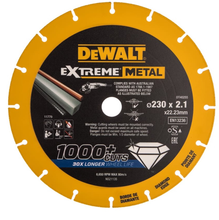 Диск алмазный по металлу Dewalt DT40255-QZ 230 мм