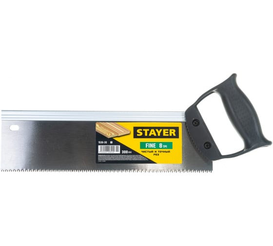 Ножовка для стусла Stayer 1536-30_z01 Fine c обушком 300 мм 8 TPI