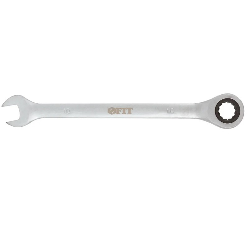 Ключ комбинированный трещоточный Fit 63460 10 мм