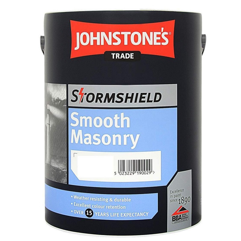 Краска фасадная акриловая Johnstones Stormshield Smooth Masonry 2,5 л