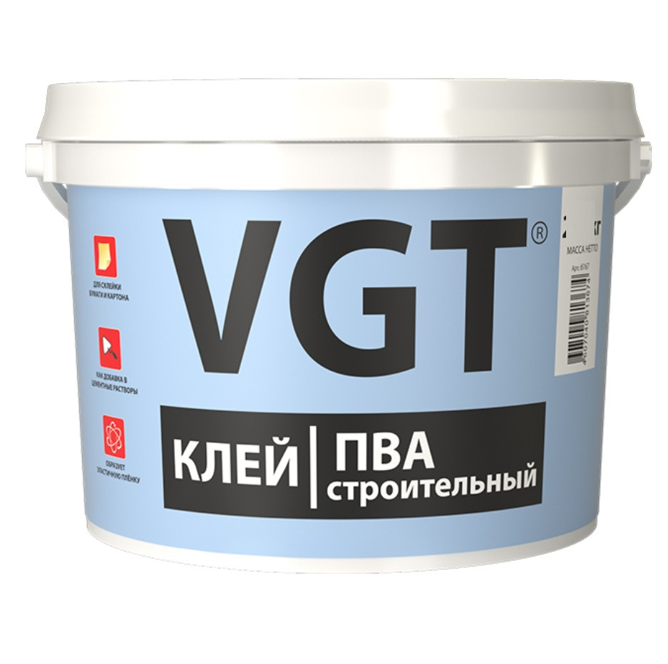 Клей ПВА строительный VGT 10 кг