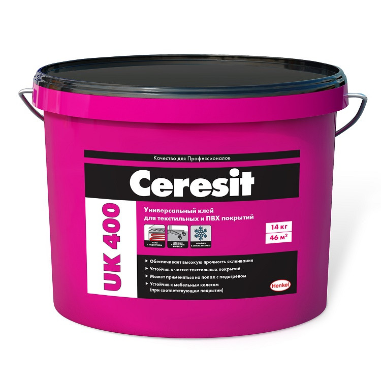Клей универсальный водно-дисперсионный Ceresit UK 400 14 кг