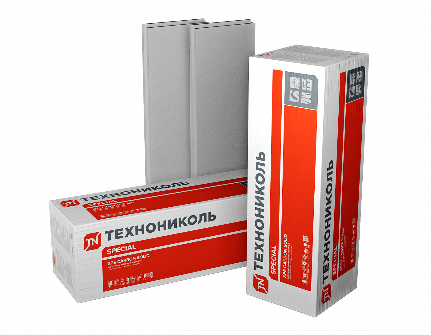 Пенополистирол экструзионный Технониколь Carbon Solid тип А 500 2400х600х50 мм