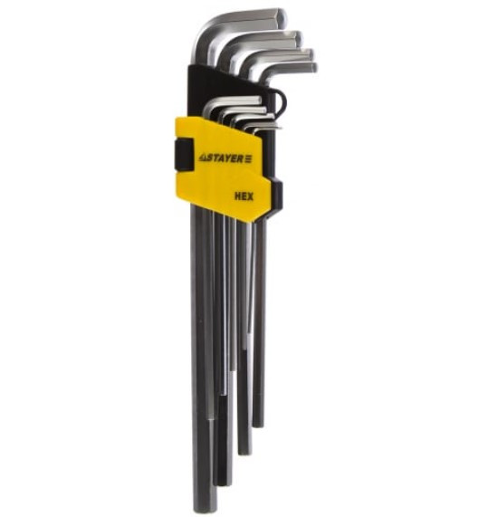 Набор имбусовых ключей Stayer Master 2741-H9 1,5-10мм 9 шт
