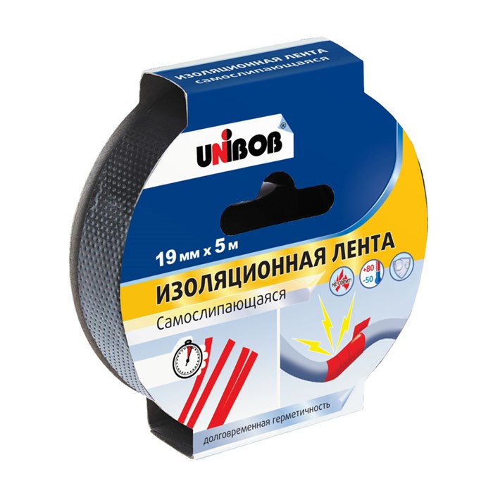 Изолента UNIBOB cамослипающаяся до 10кВ VBDXbNQ0j9fRnm2XvXteB3 - фото 41489