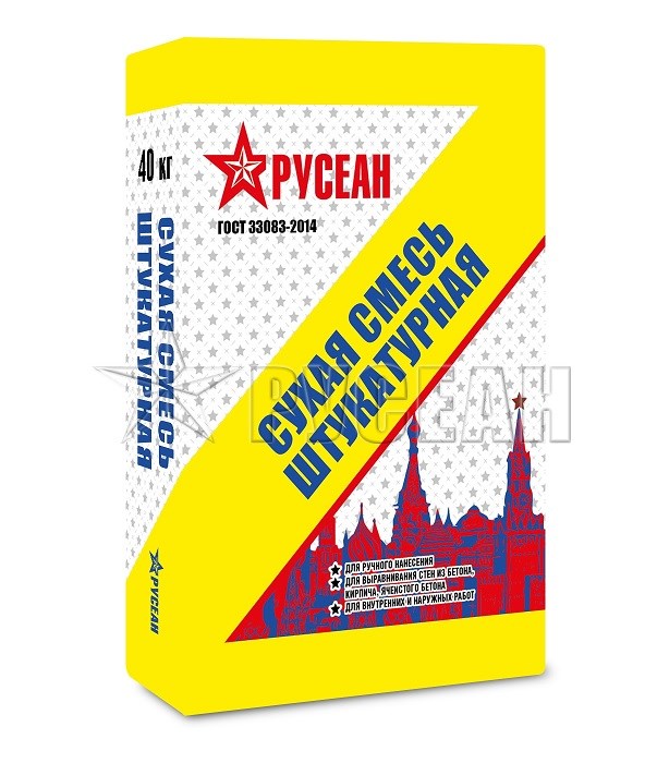 Сухая штукатурная смесь Русеан М150 40кг p4sDKErqhwnJKxiATSonz1 - фото 46997